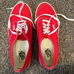 Vans Authentic Size 10.5/12 in Red